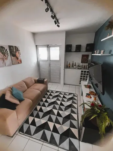 Apartamento Mobiliado de 1 Quarto para Alugar no Edifício Donald em Lagoa
