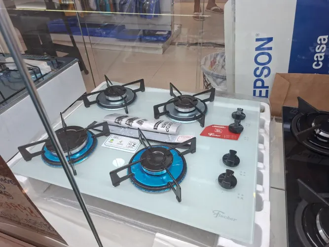 FOGAO COOKTOP FISCHER 4Q GAS MESA VD