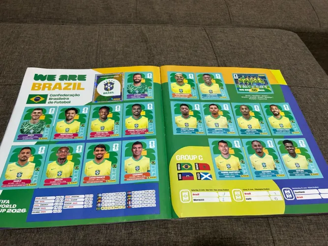 Álbum copa do mundo 2026 completo