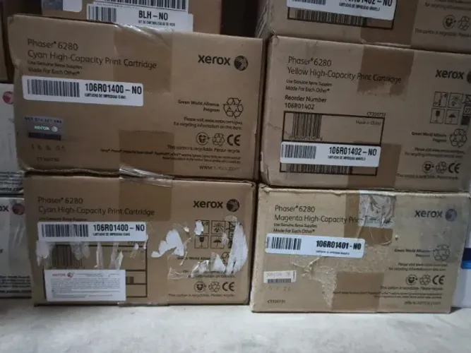 Lote com 5 Toner Xerox 6280 Original Novo