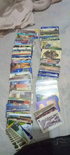 Coleção de cartões telefônicos 