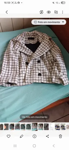 Blazer de lã batida 