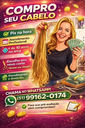Compra de cabelos naturais 