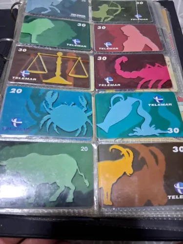 Vendos cartões de telefone raros
