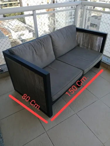 Conjunto de móveis para área externa