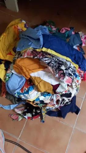 Retalhos de viscose e viscolinho