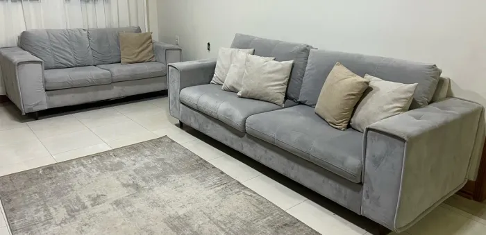 Sofá 4 e 3 lugares