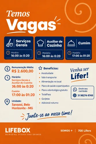 VAGA DE EMPREGO