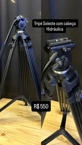 Tripé Soleste com Cabeça Hidráulica