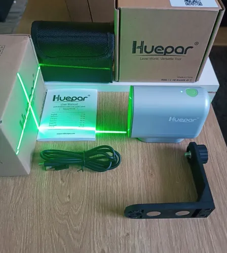 Nível A Laser Huepar 20 Metros A Bateria Entrega Grátis <br>A Bateria Recarregável