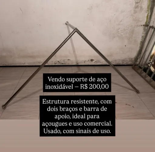 Suporte de aço inoxidável