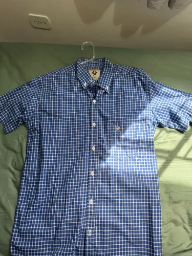 Camisa Ox Horns, manga curta, usada só 1 vez