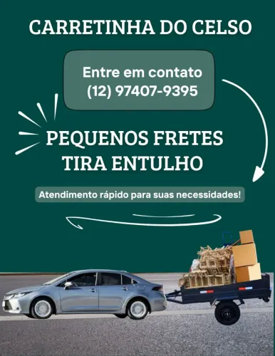 Tira entulho, carreto e cata treco