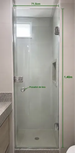 Portinha para porta de banheiro ou box 715x1400