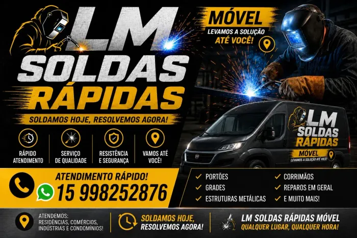 Soldador a domicílio - Reparos
