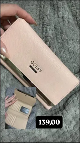 Carteira Guess rosa original nova