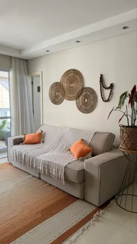 Sofá cinza claro 2.60m - Balneário Camboriú