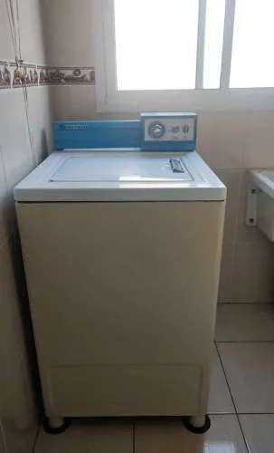 Máquina de lavar roupas Brastemp antiga gabinete de fibra