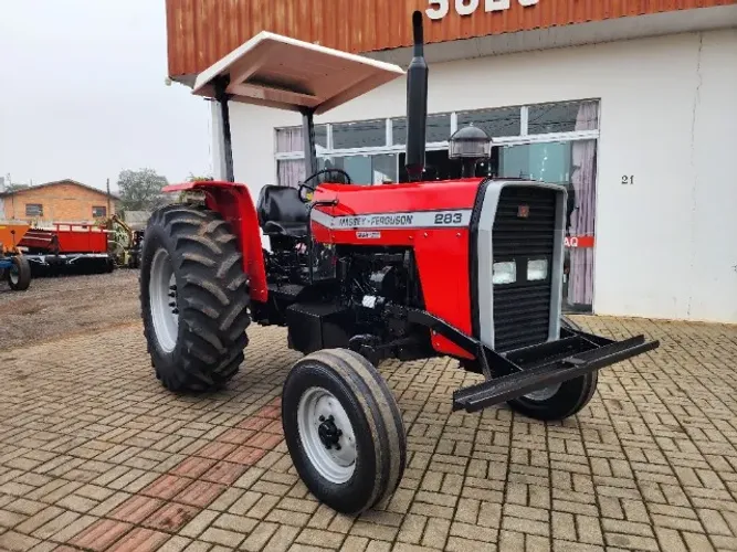 Trator Agrícola MF Massey Ferguson 283 (Simples) 4x2, Ano 1995, 2 alavancas