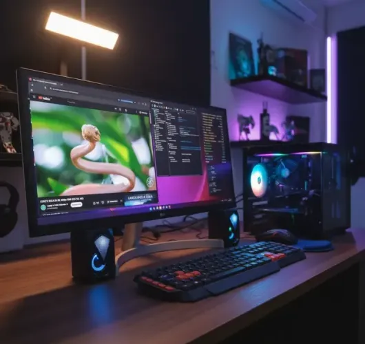 Computador Gamer i7-4790, 16 GB, SSD 480GB + Asus GeForce GTX 1050 Ti 4 GB