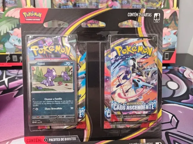 Blister Quadrúplo Pokémon ME04 Caos Ascendente