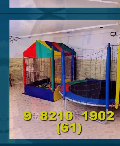 Locação de Brinquedos com segurança: cama elástica, gangorra e muito mais!