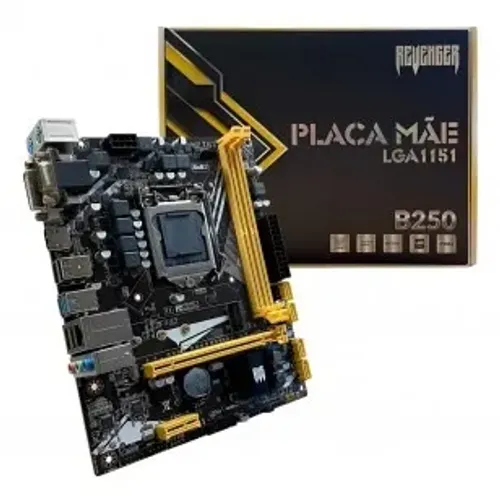 PLACA MAE REVENGER INTEL LGA 1151 MICRO ATX DDR4 M.2-NVME/HDMI/VGA/DVI/USB3.0/LANGIGA G-B2