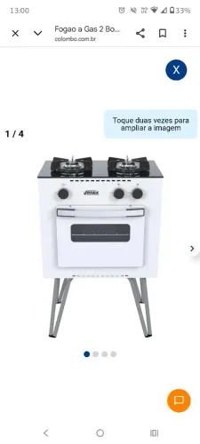 Fogão Venax 2 bocas, em ótimo estado!