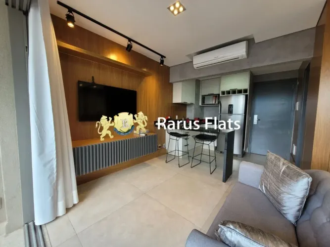 Flat para alugar em Pinheiros - Edifício V-House Faria Lima