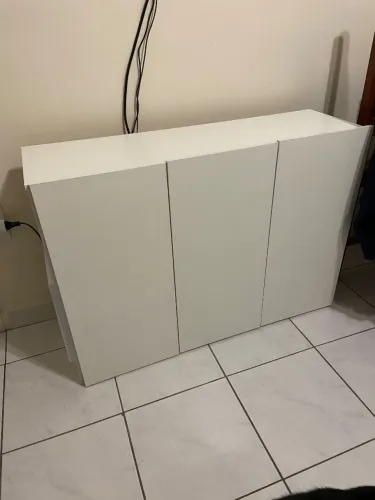 Doação - armário 3 portas com portinha embutida para gato/cachorro