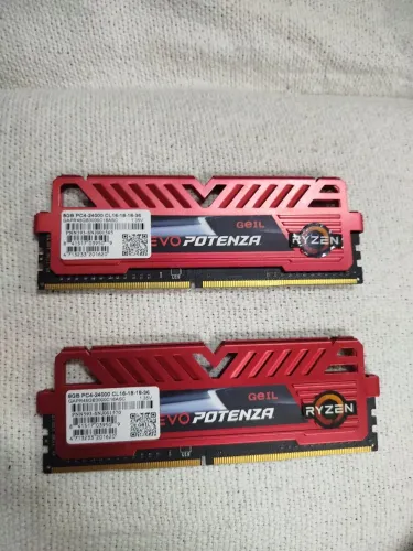 Memórias RAM Evo Potenza 2x8 Gb 2400Mhz