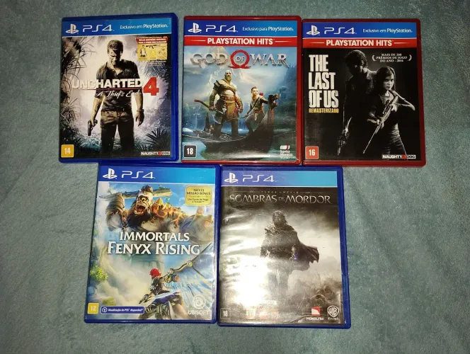 Lote 5 Jogos PS4