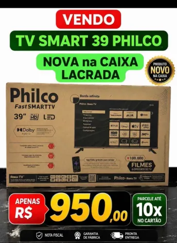 TV 39 PHILCO SMART NOVA LACRADA Modelo Lançamento: P39CRA