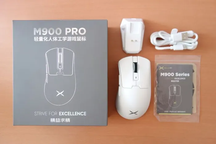 Mouse delux M900 pro branco valor pra hj
