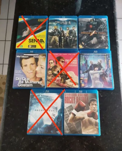Coleção de Filmes Blu-Ray Diversos