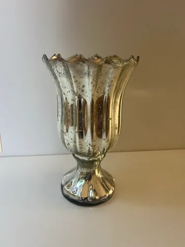 Vaso prata vidro  -  Zara Home 