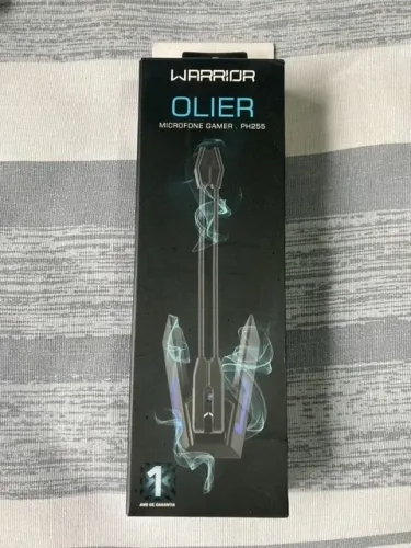 Microfone Gamer Olier USB LED Preto Warrior - PH255