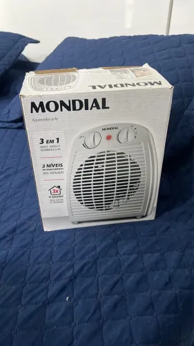 Aquecedor de Ar Mondial 3 em 1 Semi Novo Para Quarto/Bebê
