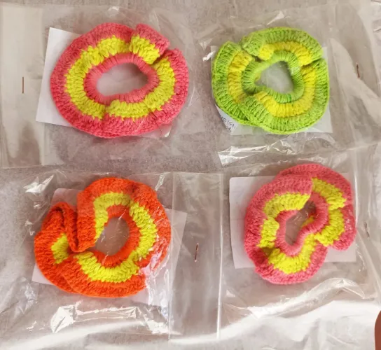 Xuxinha de cabelo croche