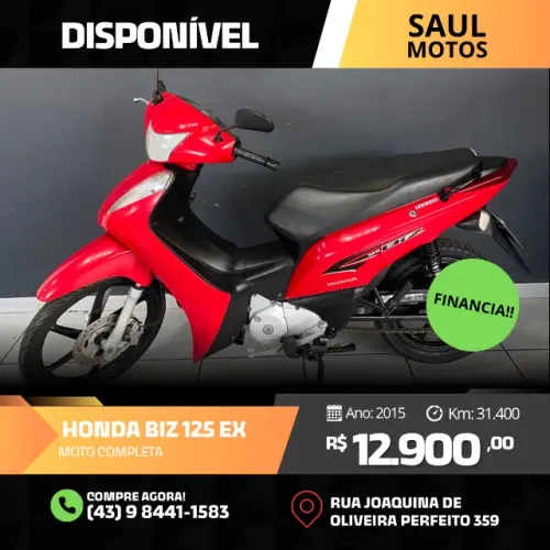 Honda Biz 125 EX/ 125 EX Flex 2015