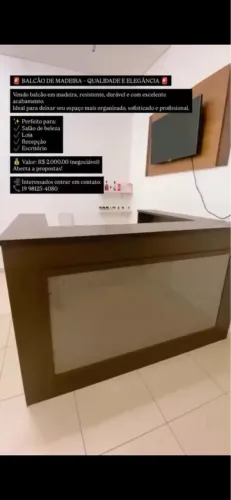 Balcão para loja
