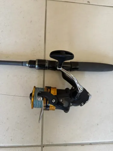 Molinete Shimano Fx Fc4000 + Vara Molinete Spincast Saint Pro Tamba Grey 2,40m