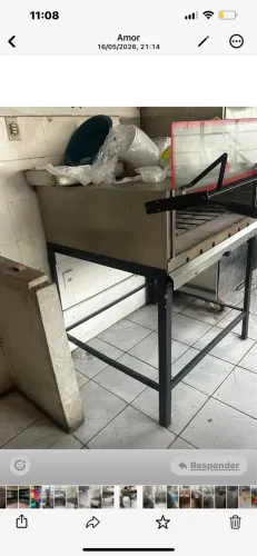 Vendo forno industrial com refratário, assa tudo