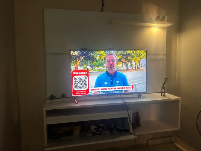 Rack e painel com luz de led!