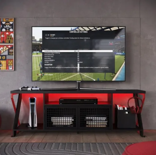 Rack Gamer ou sala impecável 
