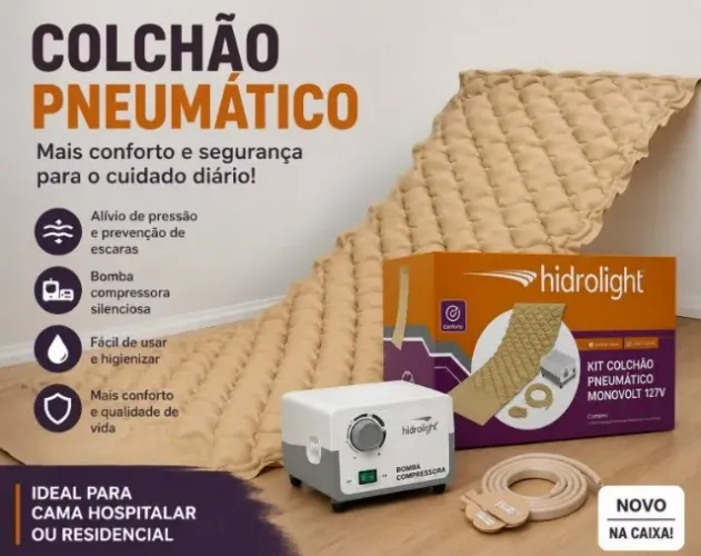 Colchão pneumático Monovolt Anti Escaras