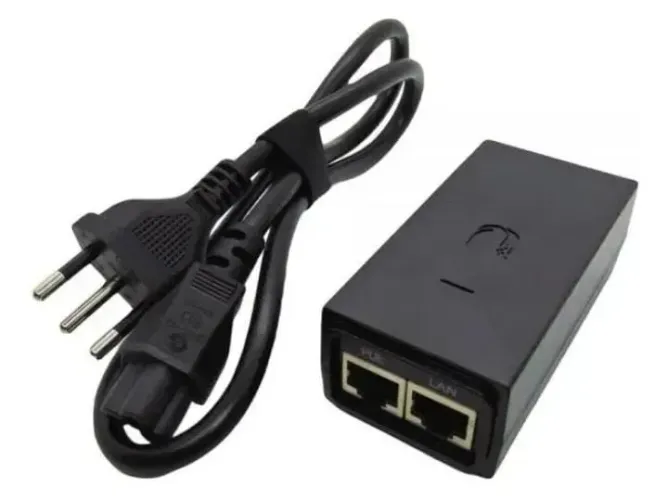 Fonte PoE 24V Injetor Ubiquiti 0,5A  Voltagem 127/220