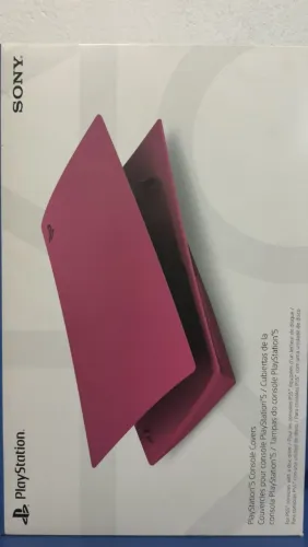 Tampa PS5 fat Cosmic Red<br>Modelo fat com leitor de disco <br>R$ 290