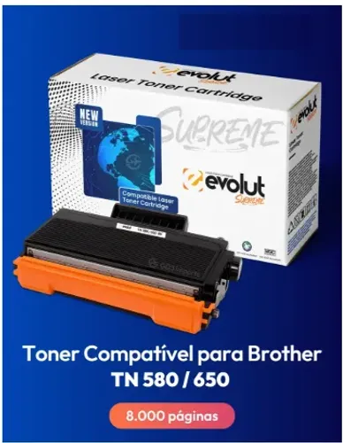 Toner Compatível Brother Tn550 Tn580 Tn620 Tn650 8480dn 8870