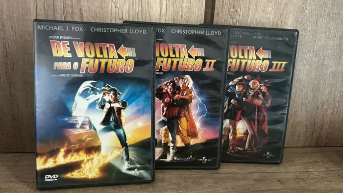 Box dvd de volta para o futuro